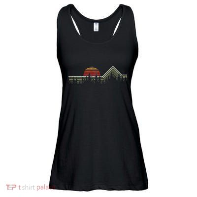 Outdoors Nature Retro Forrest Hiking Ladies Essential Flowy Tank