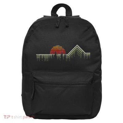 Outdoors Nature Retro Forrest Hiking 16 in Basic Backpack