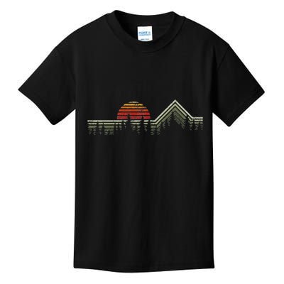Outdoors Nature Retro Forrest Hiking Kids T-Shirt
