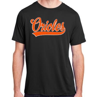 Orioles Name Retro Vintage Gift Adult ChromaSoft Performance T-Shirt