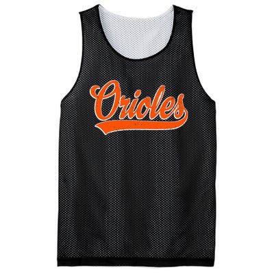 Orioles Name Retro Vintage Gift Mesh Reversible Basketball Jersey Tank