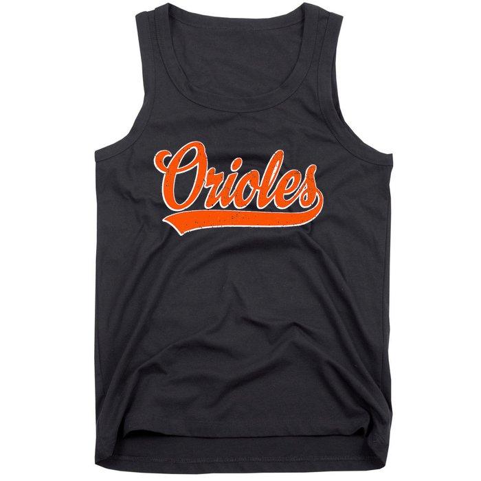 Orioles Name Retro Vintage Gift Tank Top