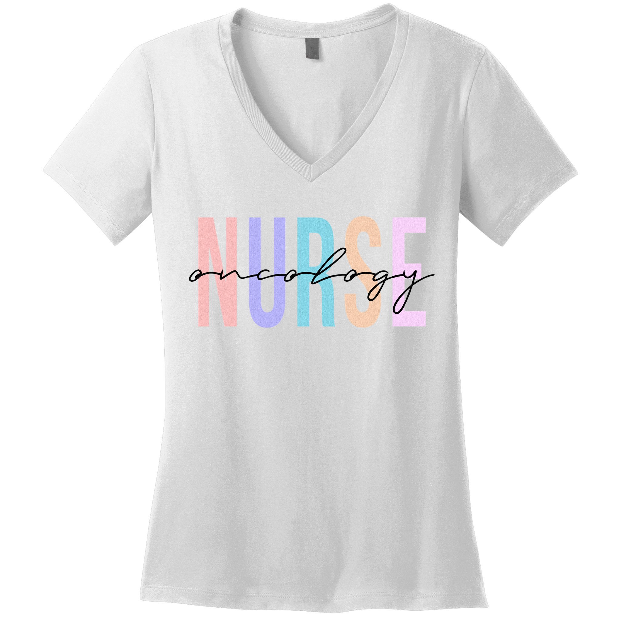 Oncology Nurse Registered Nurse Women's V-Neck T-Shirt