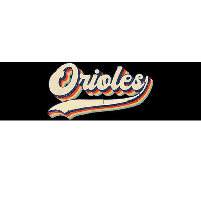 Orioles Name Retro Vintage Gift Bumper Sticker