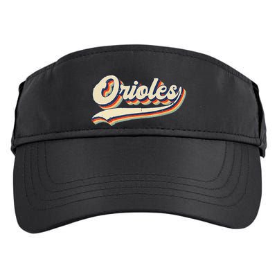 Orioles Name Retro Vintage Gift Adult Drive Performance Visor