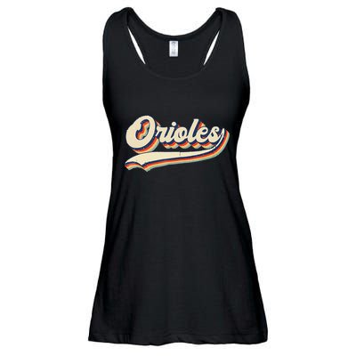 Orioles Name Retro Vintage Gift Ladies Essential Flowy Tank