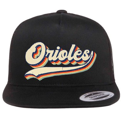Orioles Name Retro Vintage Gift Flatbill Hat