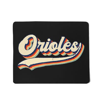 Orioles Name Retro Vintage Gift Mousepad