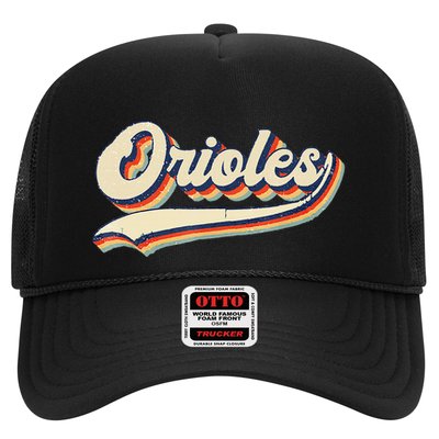 Orioles Name Retro Vintage Gift Trucker Hat