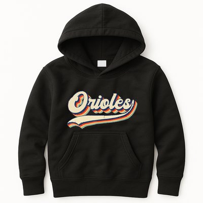 Orioles Name Retro Vintage Gift Kids Hoodie