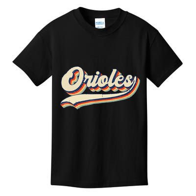 Orioles Name Retro Vintage Gift Kids T-Shirt