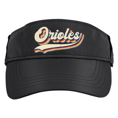 Orioles Name Retro Vintage Gift Adult Drive Performance Visor