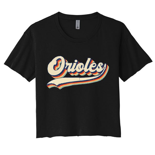 Orioles Name Retro Vintage Gift Crop Top