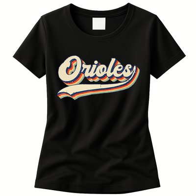 Orioles Name Retro Vintage Gift Womens T-Shirt