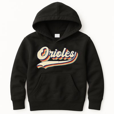 Orioles Name Retro Vintage Gift Kids Hoodie