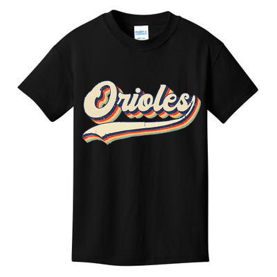 Orioles Name Retro Vintage Gift Kids T-Shirt