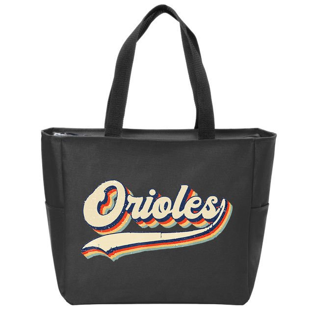 Orioles Name Retro Vintage Gift Zip Tote Bag