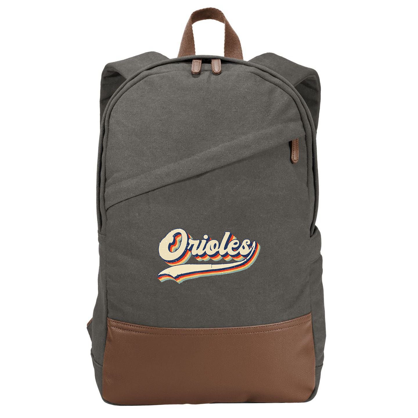 Orioles Name Retro Vintage Gift Cotton Canvas Backpack