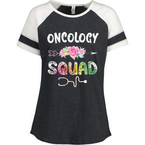 Oncology Nurse Squad Oncology Matching Nurse Enza Ladies Jersey Colorblock Tee