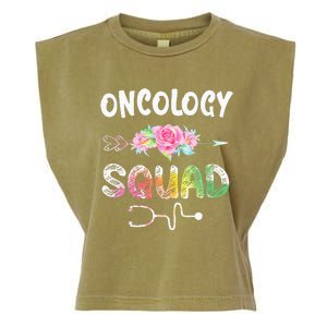 Oncology Nurse Squad Oncology Matching Nurse Garment-Dyed Women's Muscle Tee