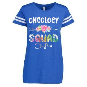 Oncology Nurse Squad Oncology Matching Nurse Enza Ladies Jersey Football T-Shirt