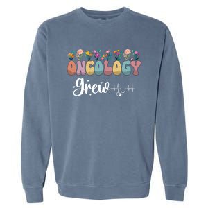 Oncology Nurse Squad Oncology Nurse Team Oncology Departt Cool Gift Garment-Dyed Sweatshirt