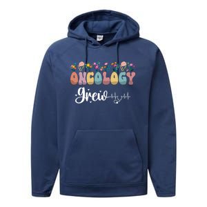 Oncology Nurse Squad Oncology Nurse Team Oncology Departt Cool Gift Performance Fleece Hoodie