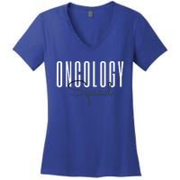 Oncology Nurse Squad Cancer Team Funny Gift Women's V-Neck T-Shirt