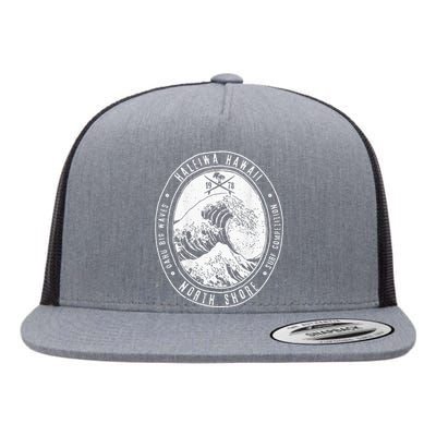 Oahu North Shore Surf Flat Bill Trucker Hat