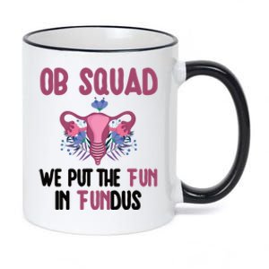 Ob Nurse Squad Obstetrics Nurse Obstetrical Nursing Crew Gift 11oz Black Color Changing Mug