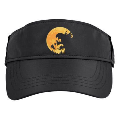 Oh No Santa Christmas Dinosaur Adult Drive Performance Visor
