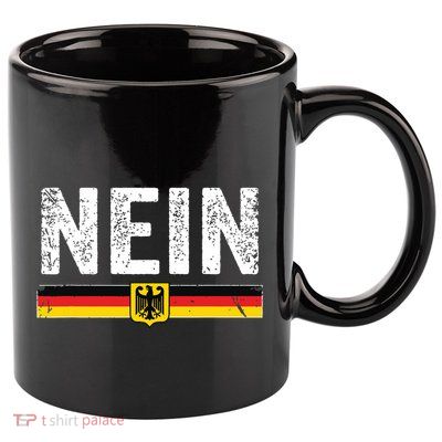 Oktoberfest Nein Shirts Vintage Germany Flag 11oz C Handle Ceramic Mug