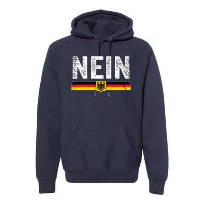 Oktoberfest Nein Shirts Vintage Germany Flag Premium Hoodie