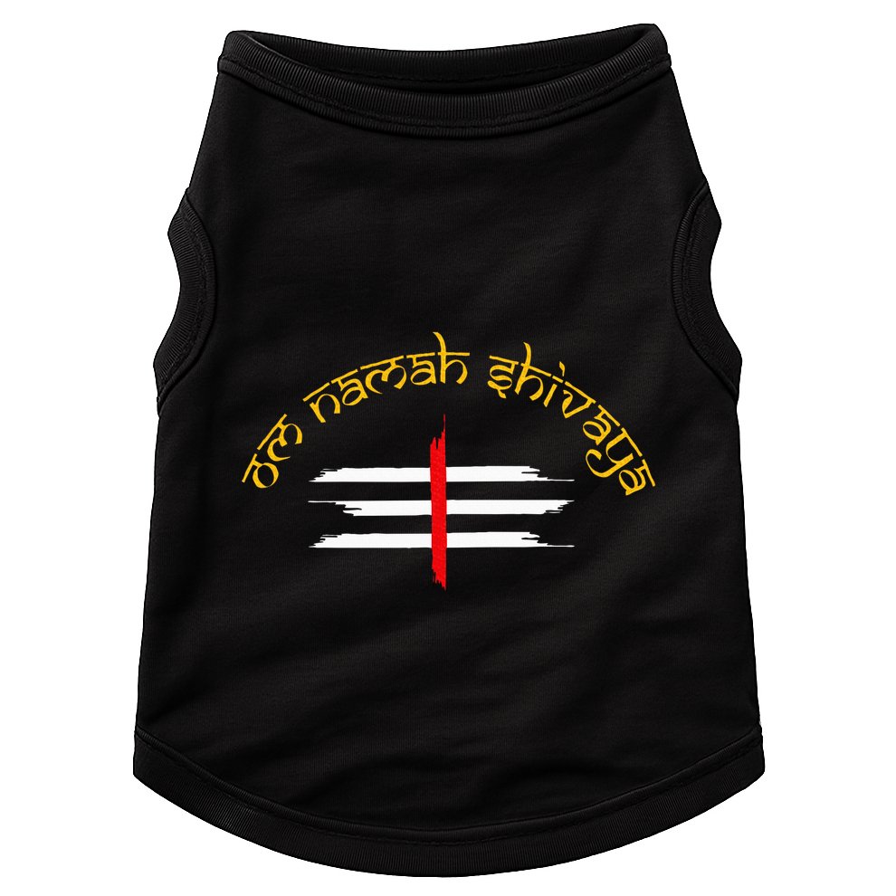 Om Namah Shivaya Tripundra Symbol Of Shiva Doggie Tank
