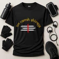 Om Namah Shivaya Tripundra Symbol Of Shiva Cooling Performance Crew T-Shirt