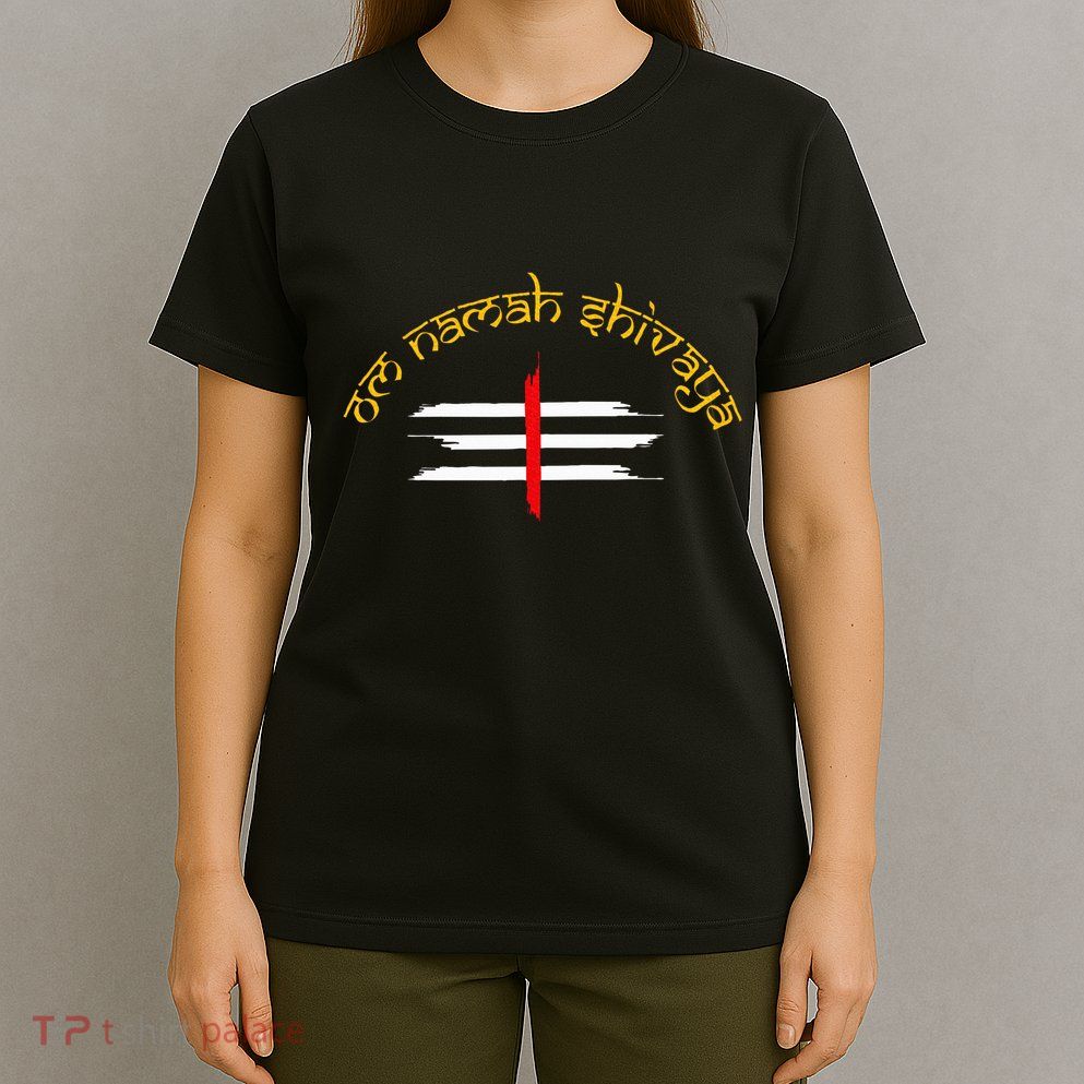 Om Namah Shivaya Tripundra Symbol Of Shiva T-Shirt