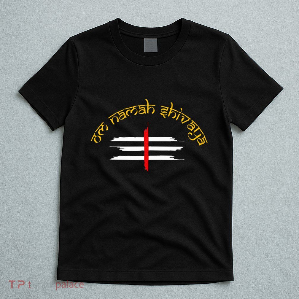 Om Namah Shivaya Tripundra Symbol Of Shiva T-Shirt