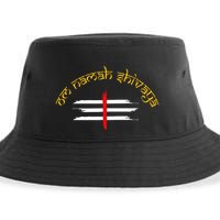 Om Namah Shivaya Tripundra Symbol Of Shiva Sustainable Bucket Hat