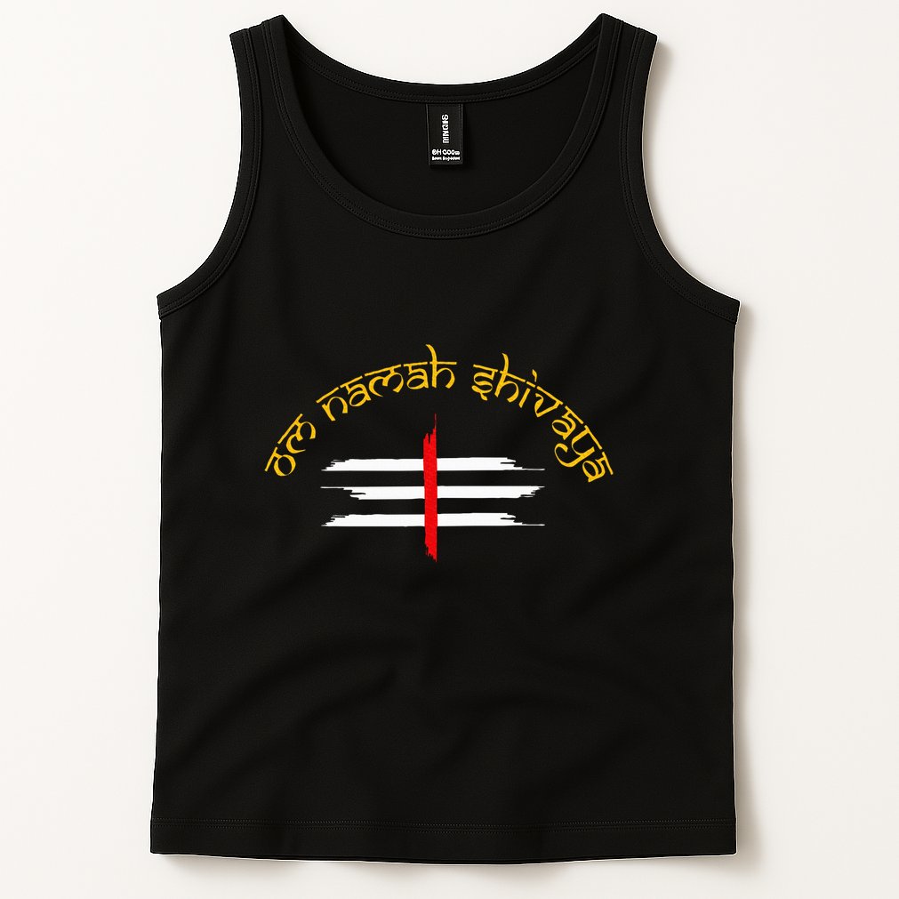 Om Namah Shivaya Tripundra Symbol Of Shiva Tank Top