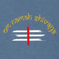 Om Namah Shivaya Tripundra Symbol Of Shiva Garment-Dyed Sweatshirt