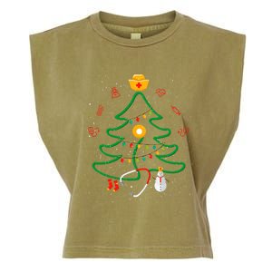 Oh Nursing Tree Stethoscope Christmas Tree Rn Nurse Doctor Gift Garment-Dyed Women's Muscle Tee