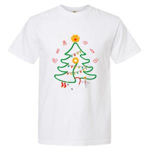 Oh Nursing Tree Stethoscope Christmas Tree Rn Nurse Doctor Gift Garment-Dyed Heavyweight T-Shirt