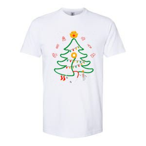 Oh Nursing Tree Stethoscope Christmas Tree Rn Nurse Doctor Gift Softstyle CVC T-Shirt