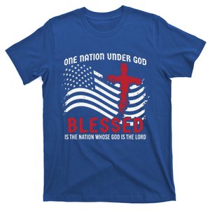 One Nation Under God Christian Usa Patriot Believer Gift T-Shirt