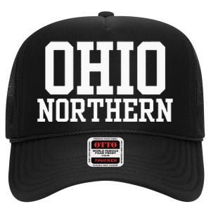 Ohio Northern University High Crown Mesh Back Trucker Hat