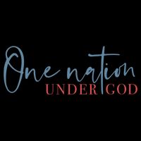 One Nation Under God American Cross Gift Impact Tech Backpack