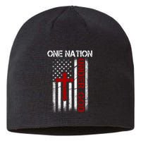 One Nation Under God American Christian Flag Sustainable Beanie