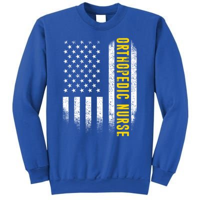 Orthopedic Nurse Usa America Skills Ortho Nursing Rn Cute Gift Sweatshirt