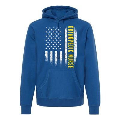 Orthopedic Nurse Usa America Skills Ortho Nursing Rn Cute Gift Premium Hoodie