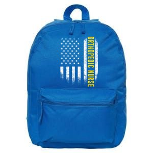 Orthopedic Nurse Usa America Skills Ortho Nursing Rn Cute Gift 16 in Basic Backpack